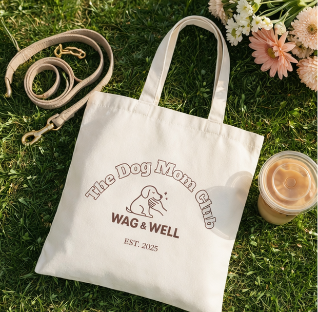 The Dog Moms Club Tote Bag